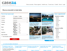 Tablet Screenshot of annunci.case24.it